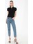 Kadın Siyah Slim Fit Tişört 50243079-VR046 5
