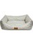 Makaron Dikdörtgen Yatak VR12 Mavi Kısa Çizgili (Xl) 95X70X22H cm 1