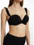 Full Dolgulu Fırfırlı Straplez Bikini Üst - Siyah 3