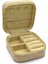 Krokodil Küçük Boy Fermuarlı Takı Kutusu Bej 1