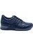 Hakiki Deri Lacivert Erkek Sneaker Ayakkabı 2101-1 305 2
