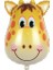 Folyo Balon Doğum Günü Balonu Parti Balonu 45 cm Zebra 1