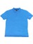 Büyük Beden Polo Yaka Erkek T- Shirt Mavi 2