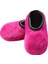 Pembe Peluş Altı Kaymaz Çocuk Ev Patiği 4-6 Yaş 2