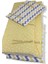 Bebek/çocuk Beşik Kenar Koruma 80X180 Beşik Için (4 Parça) Sarı Zikzaklı ve Yıldızlı 2