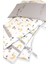 Bebek/çocuk Beşik Kenar Koruma 80X180 Beşik Için (4 Parça) Sarı Hilal/gri 1