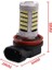 Eco H9 Sis Farı LED Ampul 63 Ledli Mercekli 9W Buz Mavi 5