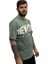 Ter Tutmayan Pamuk Bol Kesim Oversize Motto Erkek Tşört 2