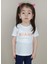 Kız Çocuk Pamuklu Beyaz T-Shirt 1
