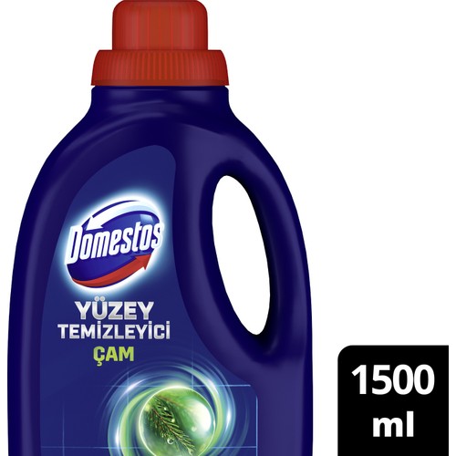 Domestos Yüzey Temizleyici Tek Ürünle Tüm Zeminlerde Maksimum Hijyen Çam 1500 ml 25 Kova