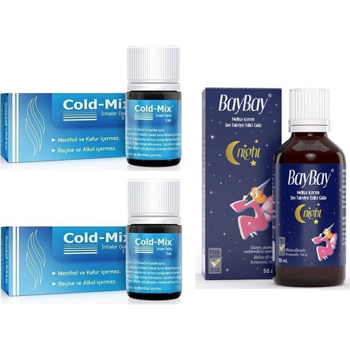 cold mix inhaler damla 5 ml x 2 adet uyku problemi olan fiyati
