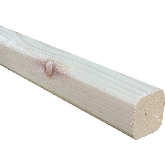 SZN Wood Ahşap Profil Deck 4,0 x 4,0 cm Ladin 2.sınıf