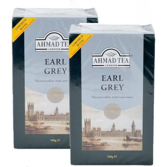 Ahmad Tea Early Grey 2X500 gr Bergamot Kokulu Bergamotikiliahmad