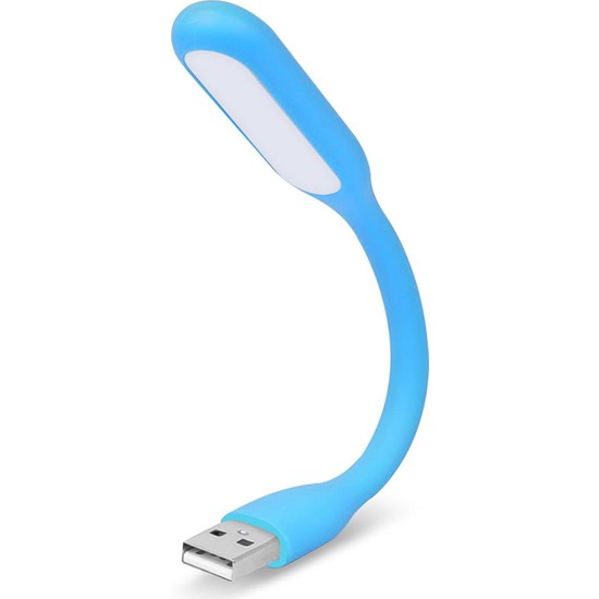 Wozlo USB LED Lamba Katlanabilir Pc Laptop Klavye Aydınlatma Mavi