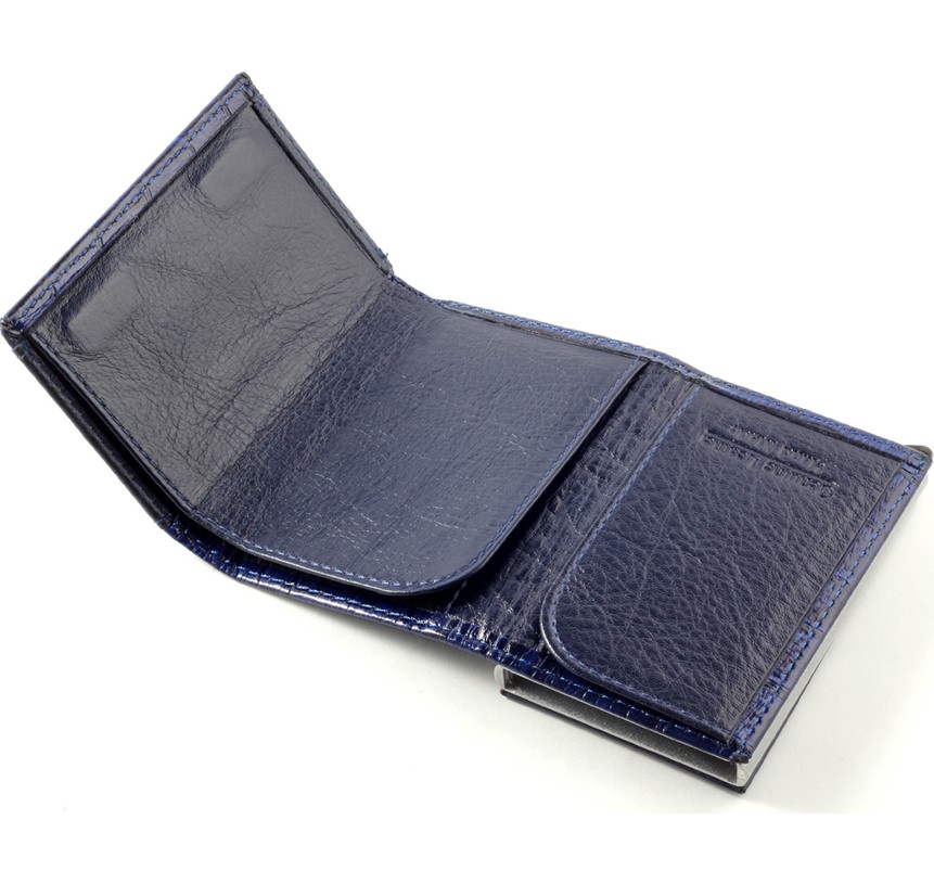 Ancora Leather Hakiki Deri Mekanizmalı Para Gözlü Erkek Cüzdan Kartlık görsel 6