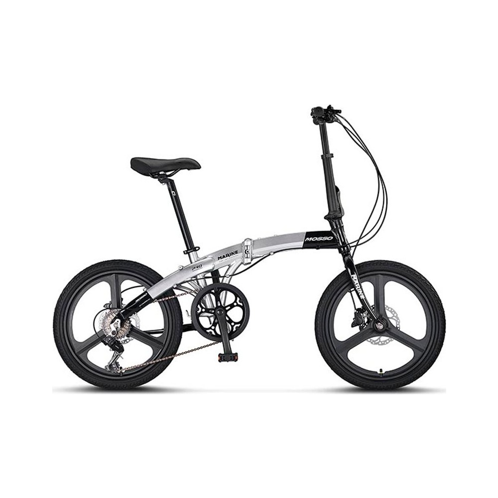 Mosso Marine 2d 20 Jant 7 Vites Katlanır BISIKLET-2021-SILVER Black