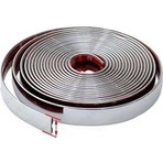 NKT GROUP 18 mm Dekoratif Krom Nikelaj Şerit Çıta 5 Metre Şık Görünüm ve Kolay Montaj
