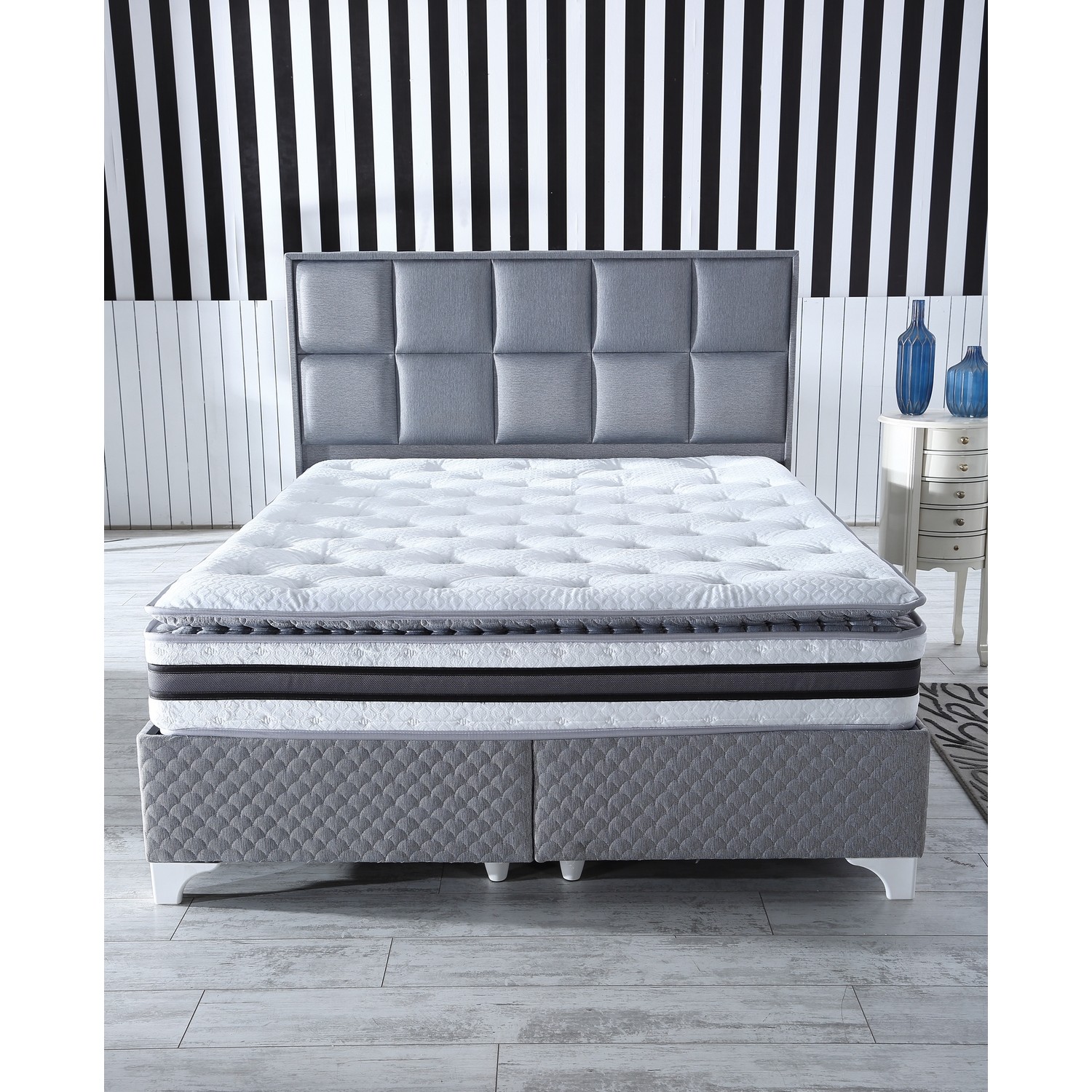 Royal Lüx Bedding Şehrazat 90 x 190 cm Pedli Paket Tavşan Fiyatı