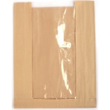 Anadolu Kağıtçılık Pencereli Şamua 40 G Kraft Kese Kağıdı 25 x 33 cm 10 kg 1000 Adet