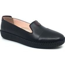 Saygıner %100 Deri Kadın Günlük Rahat Yazlık Bağsız Ayakkabı 36-41