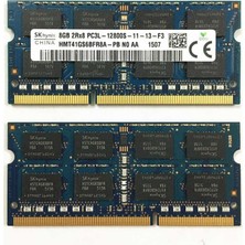 Sk Hynix HMT41GS6BFR8A-PB 8gb 2rx8 PC3L-12800S-11-13-F3 1600MHZ DDR3L 1.35V Notebook Ram