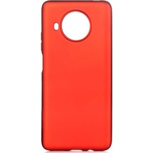 ZORE Xiaomi Redmi Note 9 Pro 5g Kılıf Zore Premier Silikon Kılıf Kırmızı