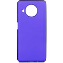 ZORE Xiaomi Redmi Note 9 Pro 5g Kılıf Zore Premier Silikon Kılıf Saks Mavi