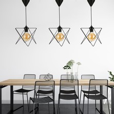 Homing Yıldız Otantik Avize 3 Adet Tekli Sarkıt Seti AYD 2419