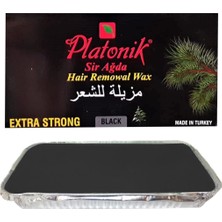 Platonik Black Kalıp Ağda 400 Gr.x2 Siyah-Sert Cilt+Spatula 100 Ad.