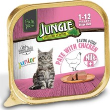 Jungle Tavuklu  Yavru Ezme Kedi Konserve Maması 100 gr