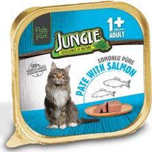 Jungle Somonlu Ezme Kedi Konserve Maması 100 gr