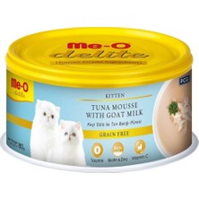 Me-O Delite Tahılsız Keçi Sütlü Ton Yavru Kedi Konservesi 80GR