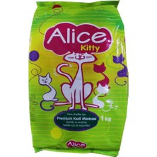 Alice Kitty Tavuklu Yavru Kuru Kedi Maması 1 kg