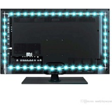 Redmoon Bluetoothlu Tv Arkası Şerit LED Işık Rgb USB Girişli Tak Çalıştır 2 Metre