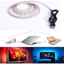 Redmoon Bluetoothlu Tv Arkası Şerit LED Işık Rgb USB Girişli Tak Çalıştır 2 Metre