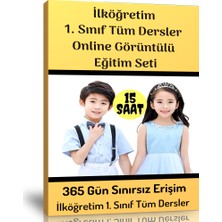 Enine Boyuna Eğitim Ilköğretim 1. Sınıf Tüm Dersler Online Görüntülü Eğitim Seti