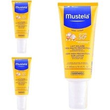 Mustela Very High Protection Sun Lotion SPF50 200 ml X3 Adet