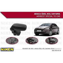 Niken Peugeot 301 Kol Dayama Kolçak Vidasız Araca Özel 2012 Üzeri