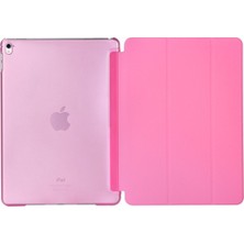 MobaxAksesuar Apple İpad Pro 11 2.Nesil 2020 Kılıf PU Deri Smart Case A2228 A2068 A2230 A2231 Açık Pembe