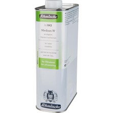 Schmincke  Medium W  Yağlı Boyayı Su Bazlıya Çevirme Medyumu  1000 ml