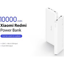 Xiaomi Redmi Powerbank 10000 Mah Beyaz