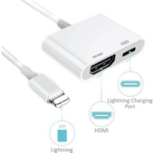 Daytona L8-HL Apple iPhone iPad Lightning to 4K 1080p HD HDMI Lightning PD Çevirici Hub Adaptör