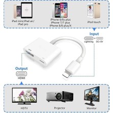 Daytona L8-HL Apple iPhone iPad Lightning to 4K 1080p HD HDMI Lightning PD Çevirici Hub Adaptör