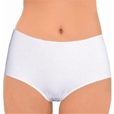 İmer 5015 Modal İz Yapmaz Yüksek Bel Külot Beyaz