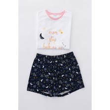 Penti Çok Renkli Kız Çocuk Looking Up 2li Pijama Takımı