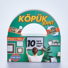 Boss Tape Solvent Akrilik Köpük Aksesuar Montaj Bandı 24MMX10M