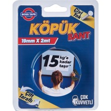 Boss Tape Solvent Akrilik Köpük Aksesuar Montaj Bandı