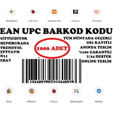 AVM Budur 1000 Adet Ean Upc Barkod Listeleme Kodu