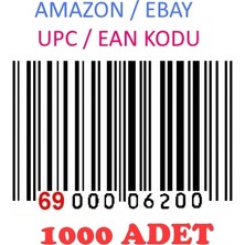 AVM Budur 1000 Adet Ean Upc Barkod Listeleme Kodu
