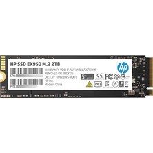 Hp 5MS24AA EX950 2TB 3200/3000/MB/s Okuma Yazma Hızı 3D NAND M.2 PCIe NVMe SSD